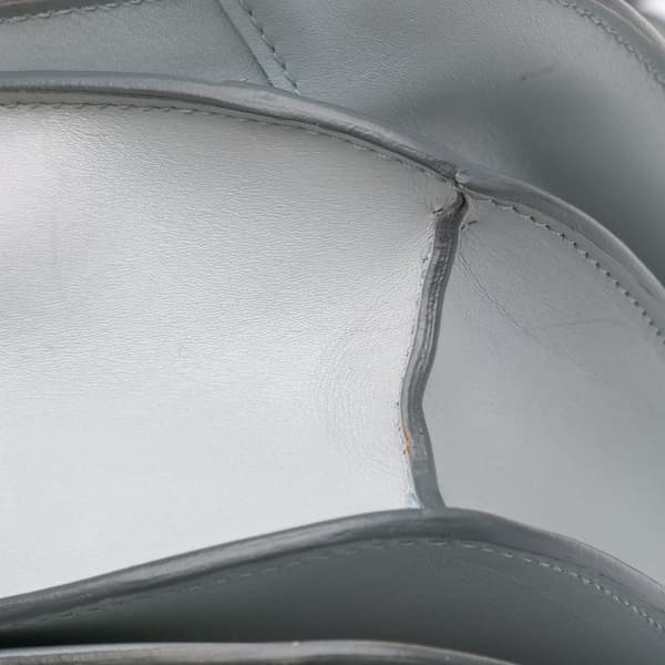 Pre-owned Celine Medium Calfskin Classic Box Gray