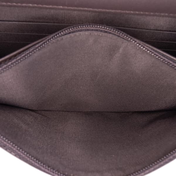 Pre-owned Chanel Quilted Lambskin Boy Wallet On Chain Brown