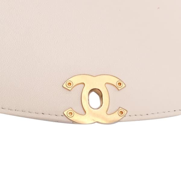 Pre-owned Chanel Small Quilted Lambskin CC Coin Flap Brown