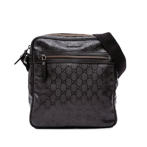Pre-owned Gucci GG Imprime Crossbody Black