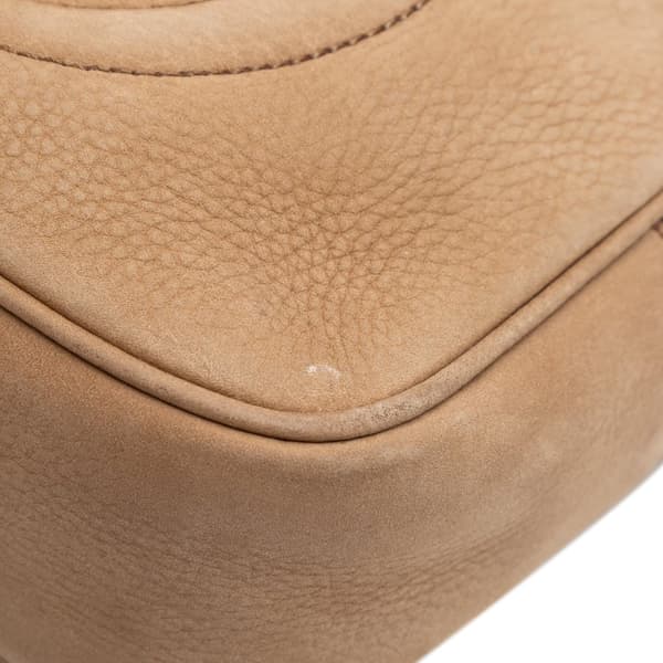 Pre-owned Gucci Leather Soho Disco Crossbody Brown