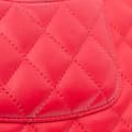 Miniatyrbild 7 av 10: Pre-owned Chanel Mini Rectangular Classic Lambskin Single Flap Red