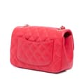 Miniatyrbild 2 av 10: Pre-owned Chanel Mini Rectangular Classic Lambskin Single Flap Red