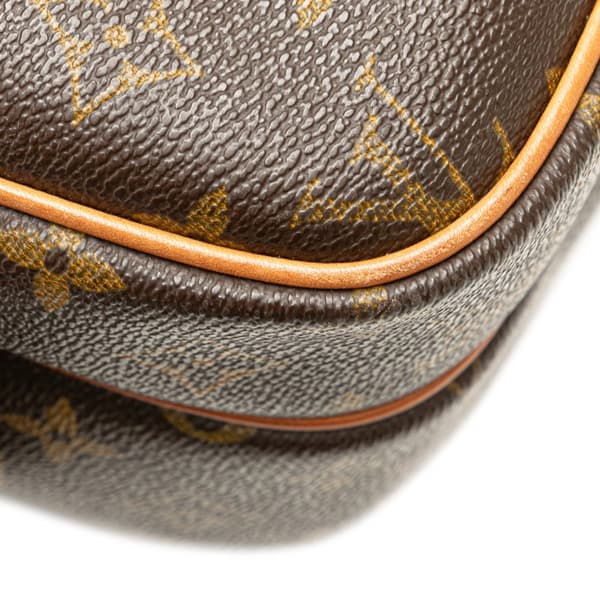 Pre-owned Louis Vuitton Monogram Reporter PM Brown
