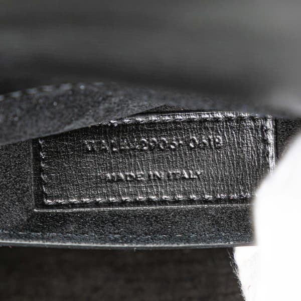 Pre-owned Saint Laurent Medium Leather Monogram Sunset Crossbody Black