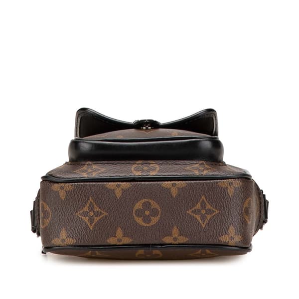 Pre-owned Louis Vuitton Monogram Macassar Christopher Wearable Brown