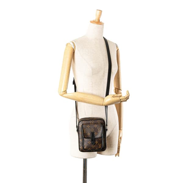 Pre-owned Louis Vuitton Monogram Macassar Christopher Wearable Brown