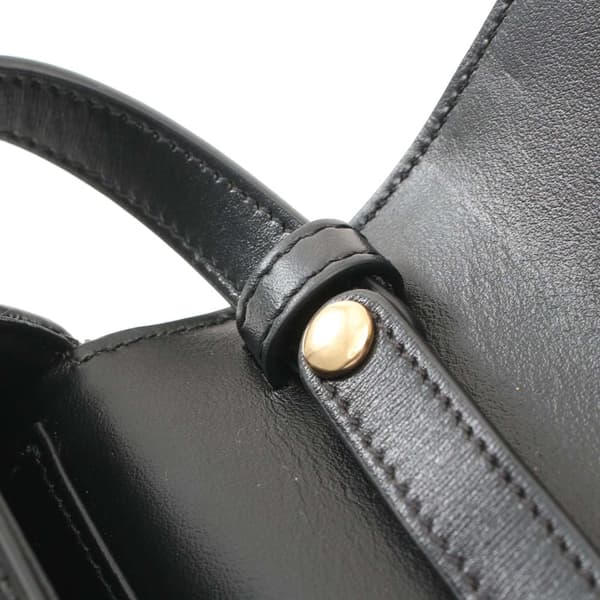 Pre-owned Celine Mini Calfskin Claude Crossbody Black