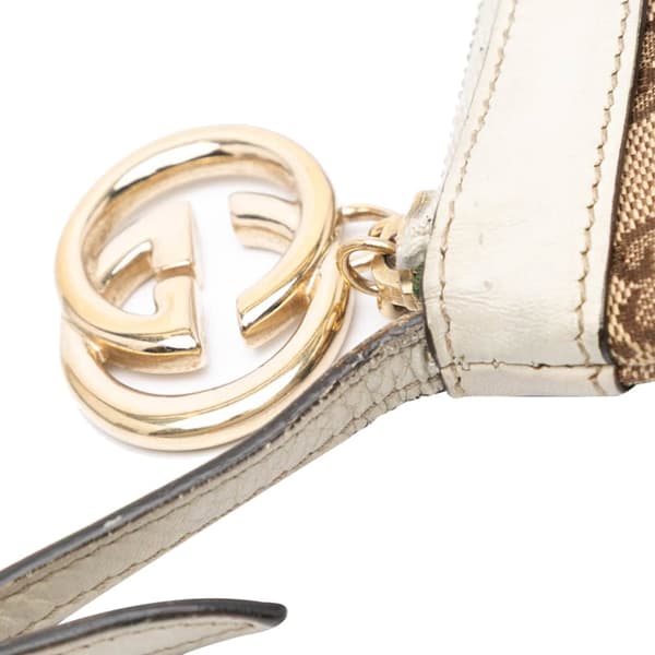 Pre-owned Gucci GG Canvas Crossbody Brown