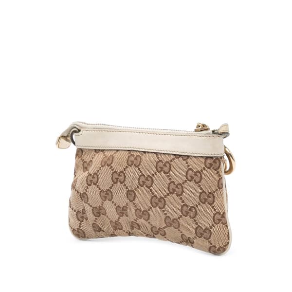 Pre-owned Gucci GG Canvas Crossbody Brown