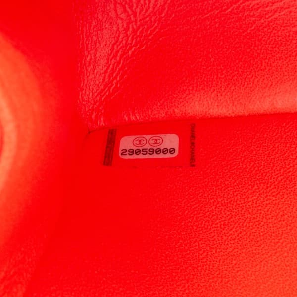 Pre-owned Chanel Mini Reissue 2.55 Quilted Goatskin Flap Orange