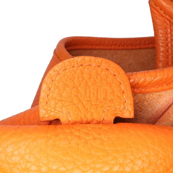 Pre-owned Hermès Clemence Evelyne III PM Orange