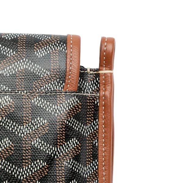 Pre-owned Goyard Goyardine Plumet Pocket Wallet Black
