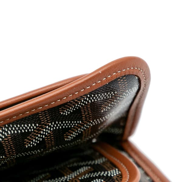 Pre-owned Goyard Goyardine Plumet Pocket Wallet Black