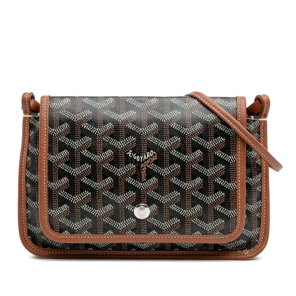 Pre-owned Goyard Goyardine Plumet Pocket Wallet Black