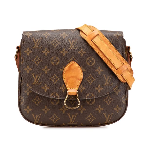Pre-owned Louis Vuitton Monogram Saint Cloud GM Brown