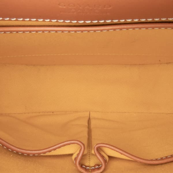 Pre-owned Goyard Goyardine Belvedere PM Brown