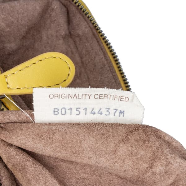 Pre-owned Bottega Veneta Medium Nappa Intrecciato Nodini Crossbody Yellow