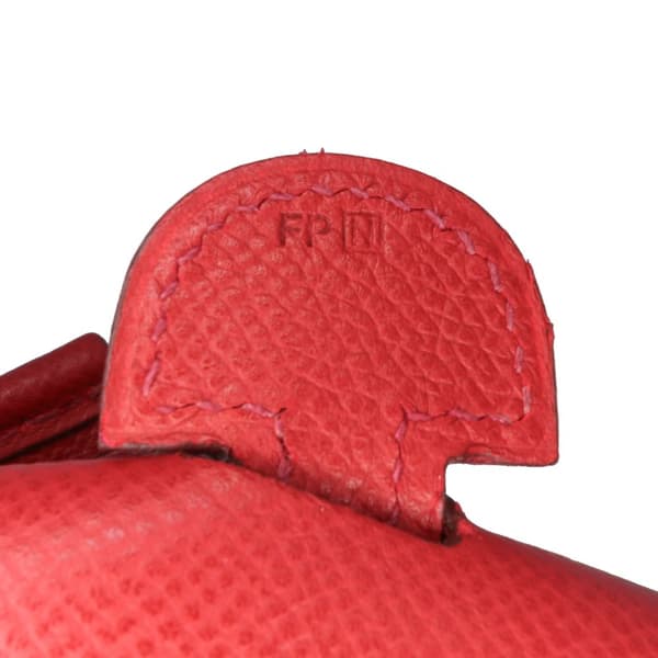 Pre-owned Hermès Clemence Evelyne III 29 PM Red