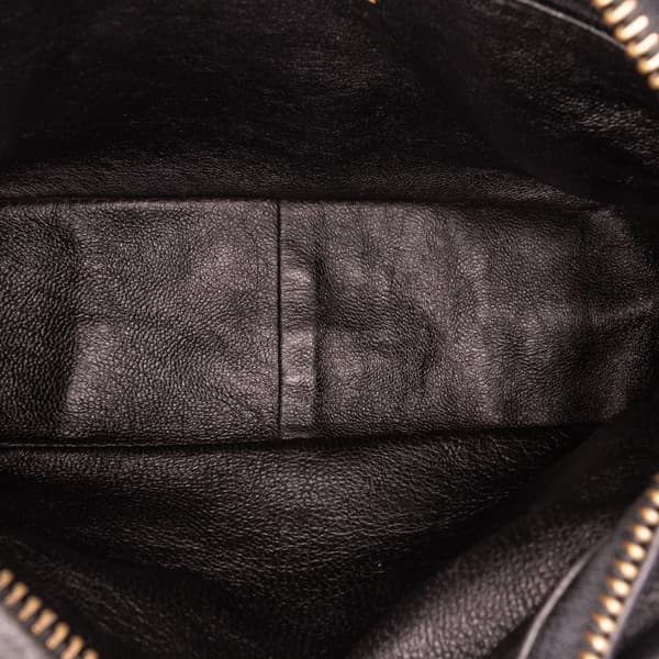 Pre-owned Chanel Mini Quilted Lambskin Camera Crossbody Black