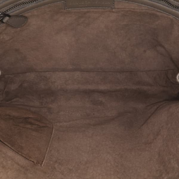 Pre-owned Bottega Veneta Large Nappa Intrecciato Nodini Crossbody Brown