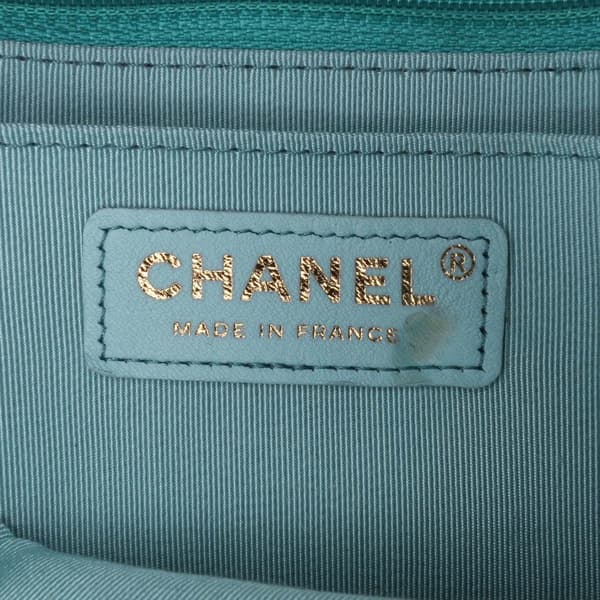 Pre-owned Chanel New Mini Coco Pleats Perforated Calfskin Single Flap Blue