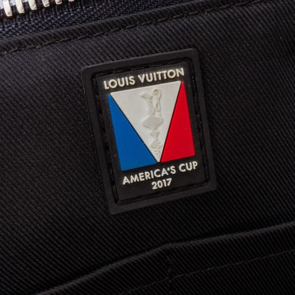 Pre-owned Louis Vuitton Damier Cobalt Americas Cup Regatta Mick PM Black