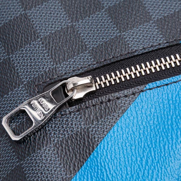 Pre-owned Louis Vuitton Damier Cobalt Americas Cup Regatta Mick PM Black