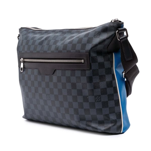 Pre-owned Louis Vuitton Damier Cobalt Americas Cup Regatta Mick PM Black