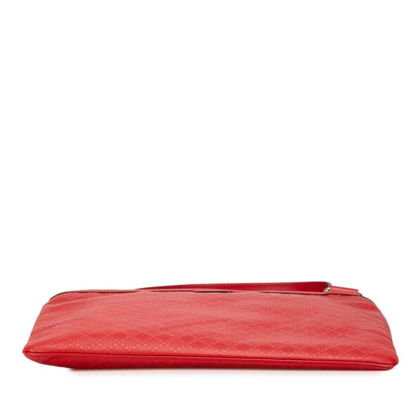 Pre-owned Gucci Leather Diamante Hilary Lux Crossbody Red