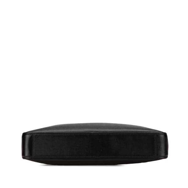 Pre-owned Burberry Leather Business Bag Black