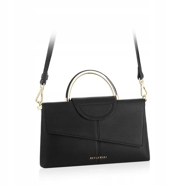 BTF-12-GR SORT Elegant clutch-taske REESE