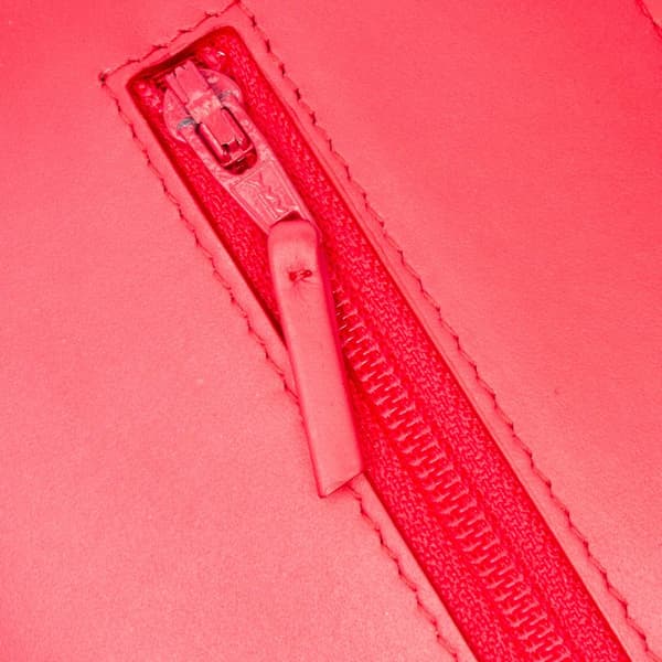 Pre-owned Chanel CC Patent Wallet on Chain Red