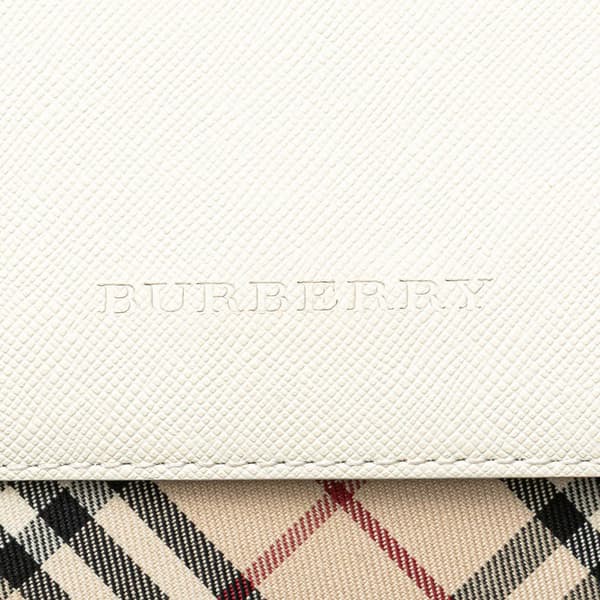 Pre-owned Burberry Nova Check Canvas Crossbody Brown