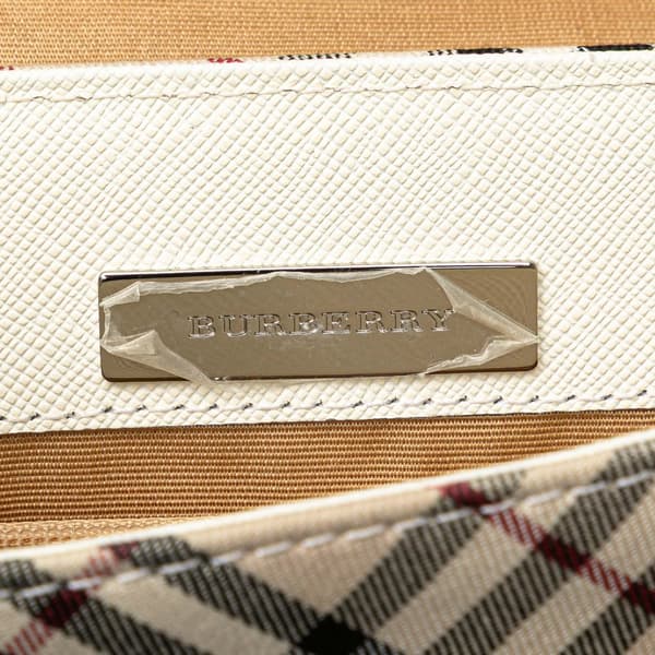 Pre-owned Burberry Nova Check Canvas Crossbody Brown