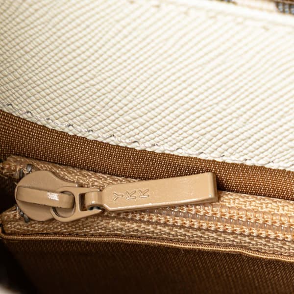 Pre-owned Burberry Nova Check Canvas Crossbody Brown