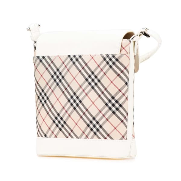 Pre-owned Burberry Nova Check Canvas Crossbody Brown