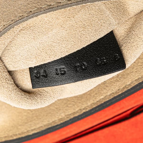 Pre-owned Chloé Mini Suede and Calfskin Drew Crossbody Red