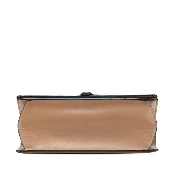 Pre-owned LOEWE Medium Leather Barcelona Crossbody Brown