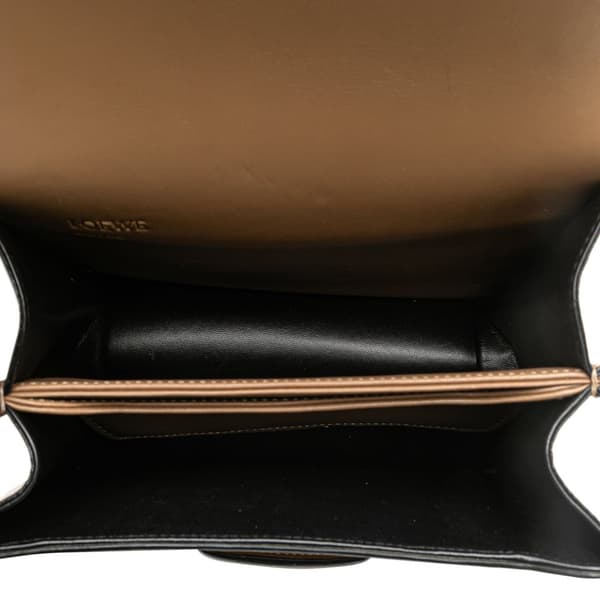 Pre-owned LOEWE Medium Leather Barcelona Crossbody Brown