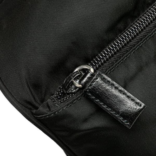 Pre-owned Prada Tessuto Zip Top Crossbody Black