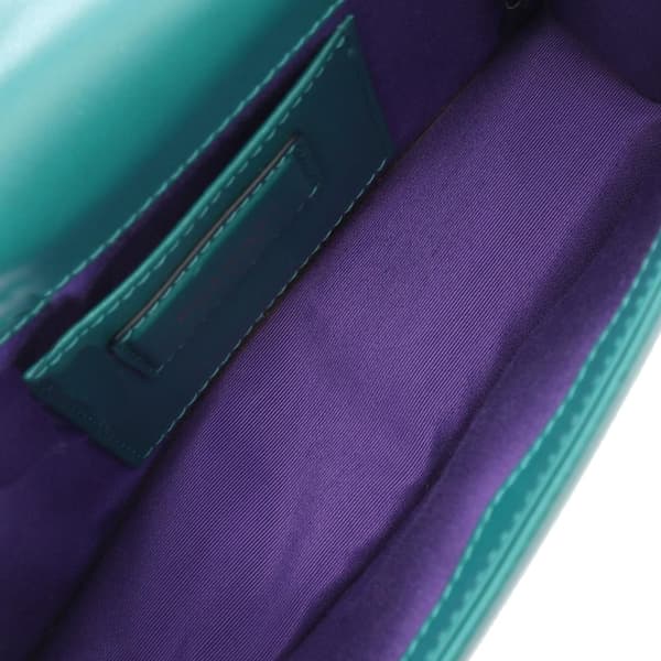 Pre-owned Bvlgari Leather Serpenti Forever Crossbody Green