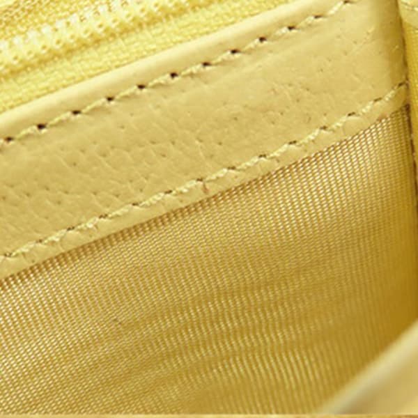 Pre-owned Gucci Jumbo GG Canvas Ophidia Continental Wallet on Chain Yellow