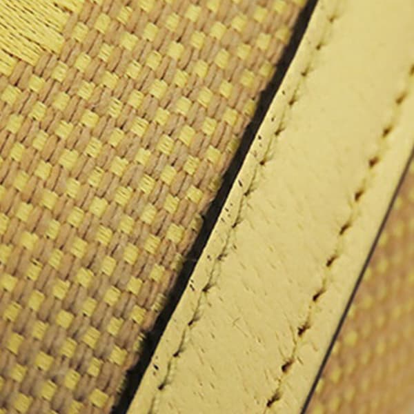 Pre-owned Gucci Jumbo GG Canvas Ophidia Continental Wallet on Chain Yellow