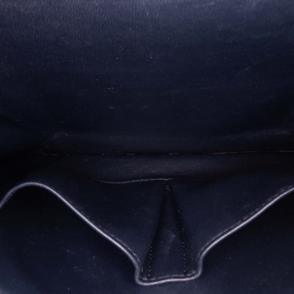 Pre-owned Celine Medium Calfskin Classic Box Black
