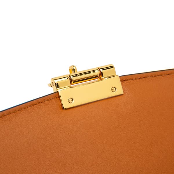 Pre-owned MCM Medium Visetos Coated Canvas Tracy Crossbody Brown