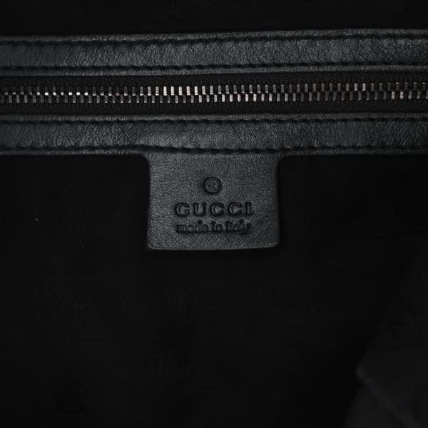 Pre-owned Gucci Medium Leather Galaxy Chain Hobo Green