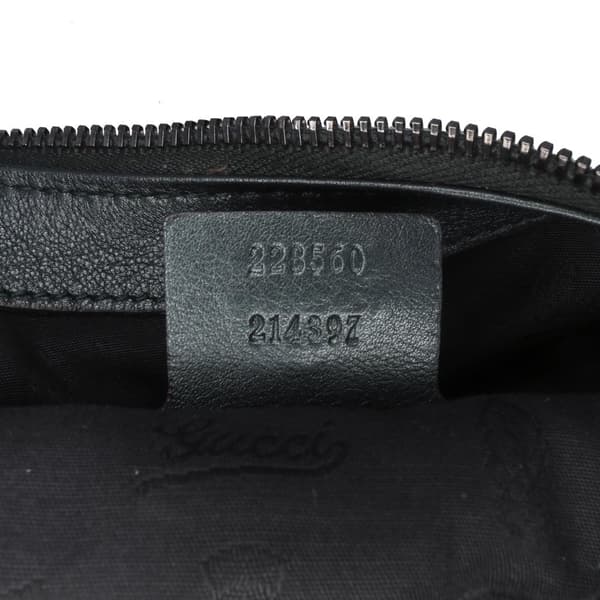 Pre-owned Gucci Medium Leather Galaxy Chain Hobo Green