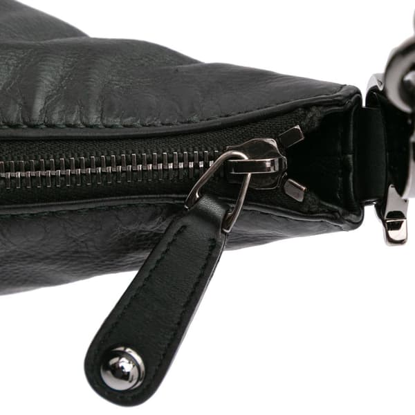 Pre-owned Gucci Medium Leather Galaxy Chain Hobo Green
