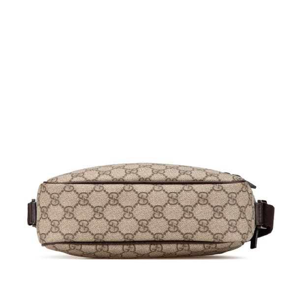 Pre-owned Gucci GG Supreme Crossbody Brown